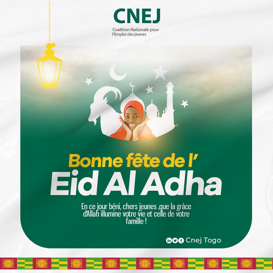 Bonne fête de l'Eid Al Adha